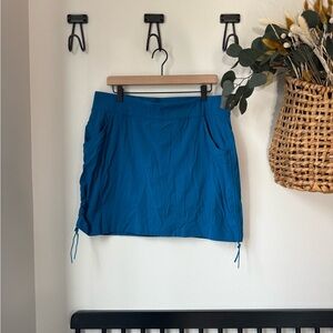 Blue Women's Skirt with built in shorts